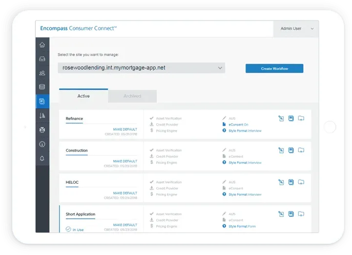 EnCompass Dashboard