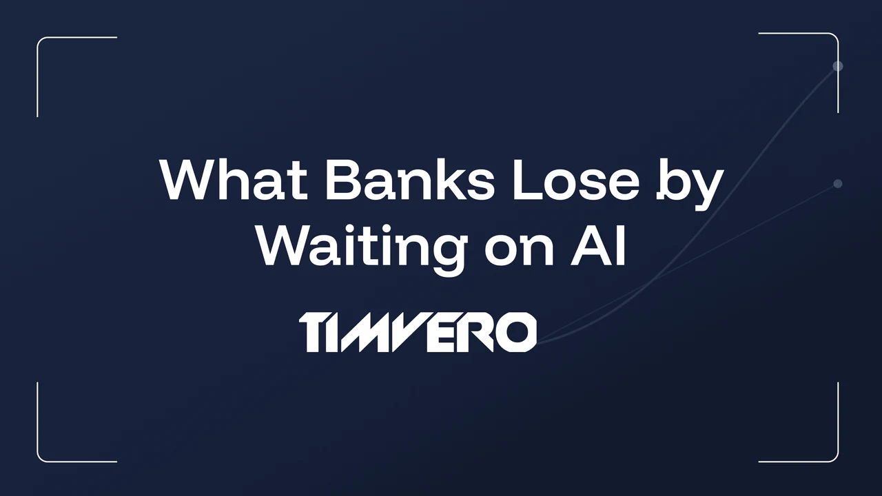 The 2–3 year window: what incumbent banks lose by waiting on AI while early movers pull away